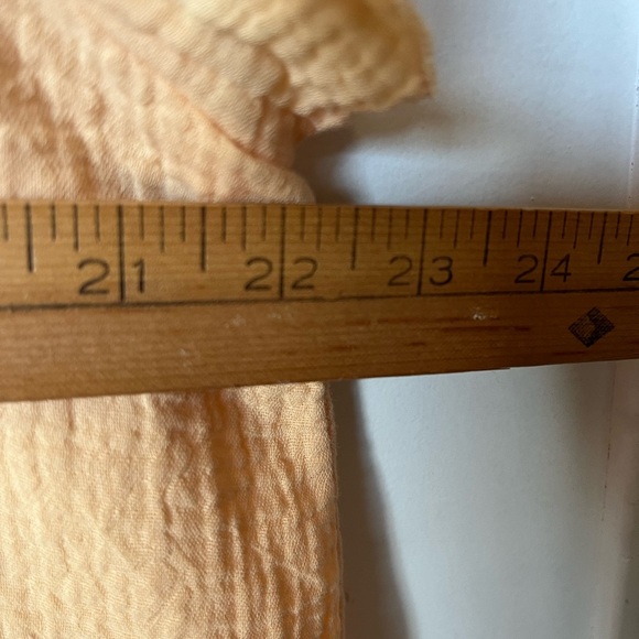 NWT Joe's Jeans Apricot Sherbert Flutter Sleeve Gauze Blouse - Picture 5 of 10